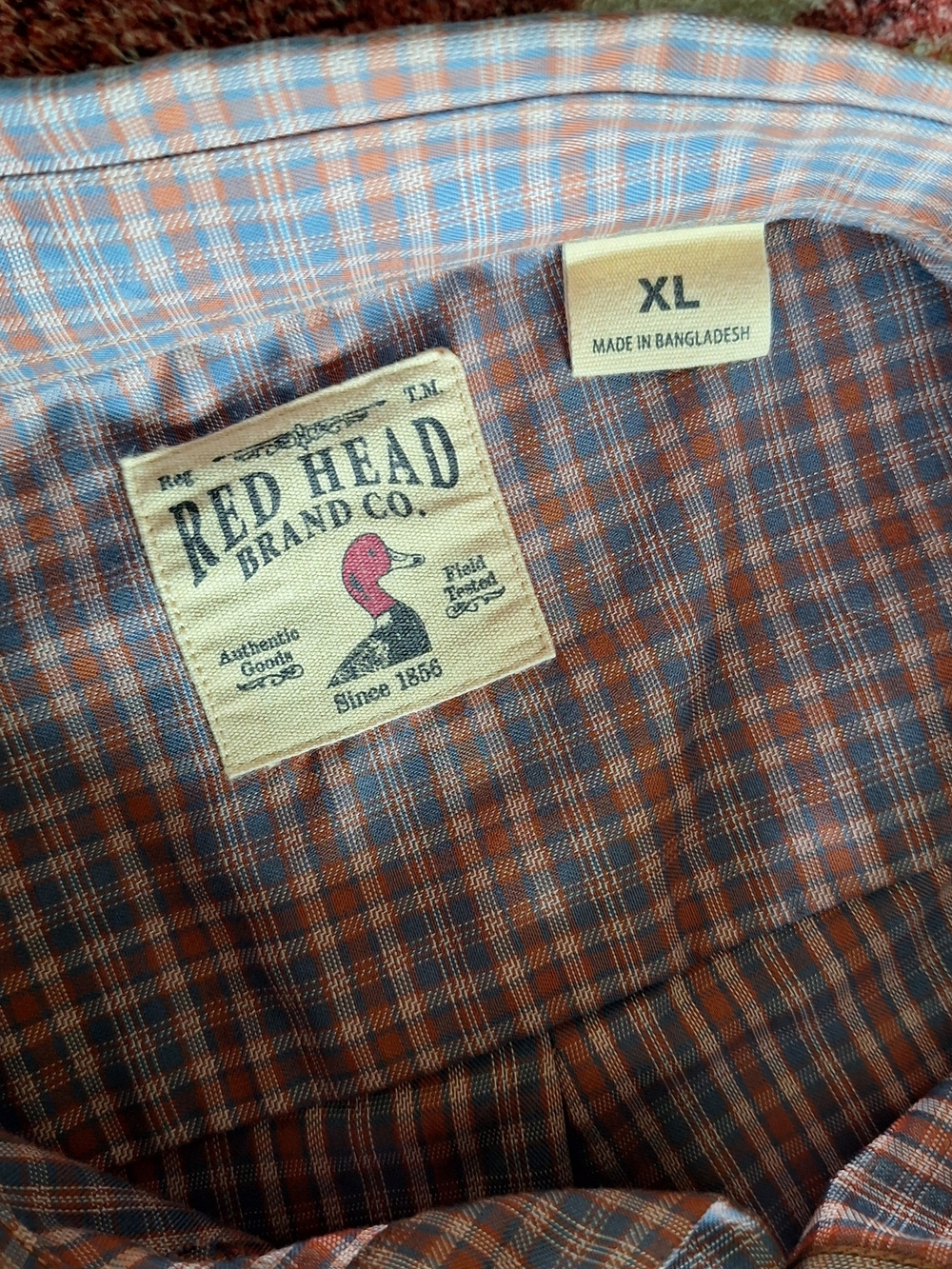 RedHead Men's Plaid Shirt